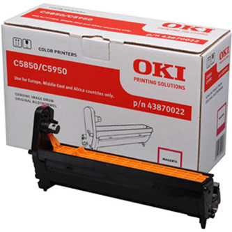 Obrazek Oki 43870022 válcová jednotka, barva náplně purpurová, výtěžnost cartridge 20000 stran