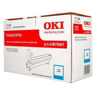 Obrazek Oki 43870007 válcová jednotka, barva náplně azurová, výtěžnost cartridge 20000 stran