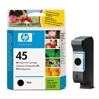 Obrazek HP 45 51645AE originální inkoustová kazeta, barva náplně černá, výtěžnost cartridge 930 stran