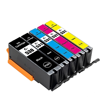 CLI551 CMYK sada cartridges pro CANON (Pixma 7250, MG5450, MG6350) Série CLI-531
