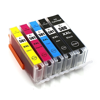CLI551 CMYK sada cartridges pro CANON (Pixma 7250, MG5450, MG6350) Série CLI-581