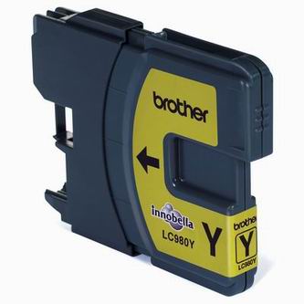 Obrazek Brother LC-980 LC980Y originální inkoustová kazeta, barva náplně žlutá