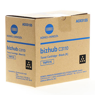 Obrazek Konica A0X5155 originální tonerová kazeta, barva náplně černá, výtěžnost cartridge 5000 stran