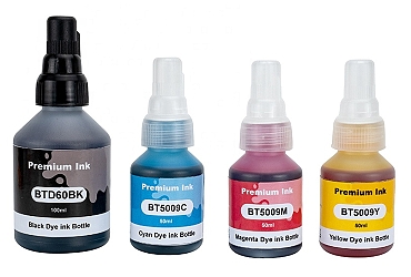 Obrazek Brother BT-5000 BT5000-MULTIPACK kompatibilní ink bottle, barva náplně azurová/purpurová/žlutá/černá