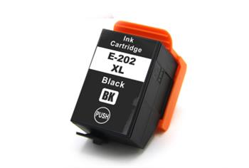 Obrazek Epson 202 C13T02E14020 kompatibilní inkoustová kazeta, barva náplně černá