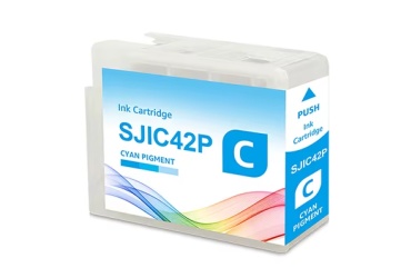 Obrazek Epson SJIC42P C13T52M240 kompatibilní inkoustová kazeta, barva náplně azurová, výtěžnost cartridge 350 stran