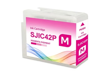 Obrazek Epson SJIC42P C13T52M340 kompatibilní inkoustová kazeta, barva náplně purpurová, výtěžnost cartridge 350 stran