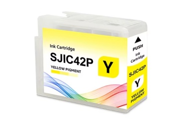 Obrazek Epson SJIC42P C13T52M440 kompatibilní inkoustová kazeta, barva náplně žlutá, výtěžnost cartridge 350 stran