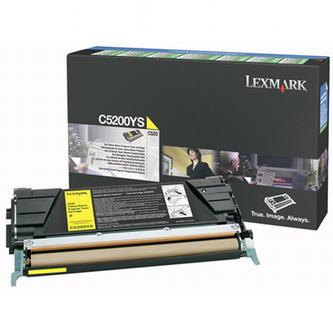Lexmark C5200YS originální toner, cartridge, náplň, barva