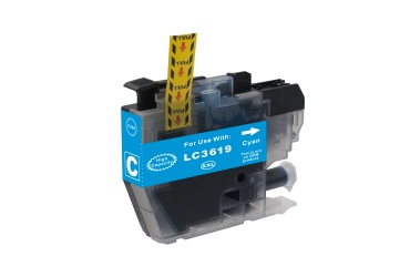 Obrazek Brother LC-3617 LC3617C kompatibilní inkoustová kazeta, barva náplně azurová, výtěžnost cartridge 1500 stran