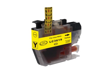 Obrazek Brother LC-3617 LC3617Y kompatibilní inkoustová kazeta, barva náplně žlutá, výtěžnost cartridge 1500 stran