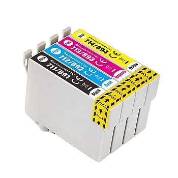 Epson T0711 Multipack T0711 T0711-MULTIPACK originální cartridge, toner, náplň, barva Série gepard Epson T0711 Multipack T0711 T0711-MULTIPACK originální cartridge, toner, náplň, barva Série gepard
