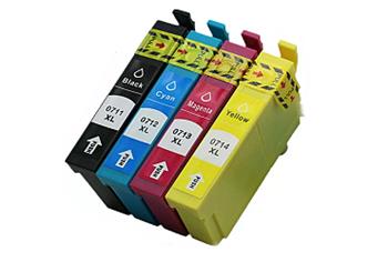 Obrazek Epson T0895 kompatibilní inkoustová kazeta, barva náplně azurová, purpurová, žlutá, černá,
