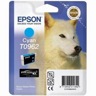 Obrazek Epson C13T09624010 originální inkoustová kazeta, barva náplně azurová