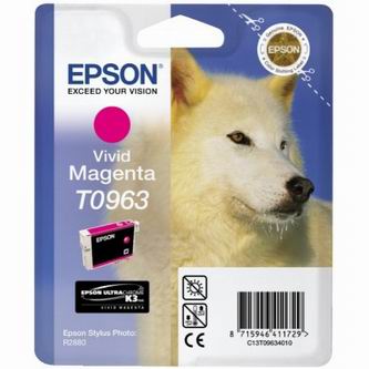 Obrazek Epson C13T09634010 originální inkoustová kazeta, barva náplně purpurová
