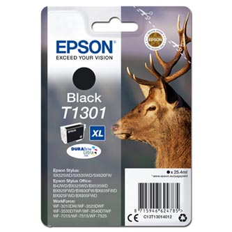 Epson T130 originální cartridge, toner, náplň, barva Epson T130 originální cartridge, toner, náplň, barva