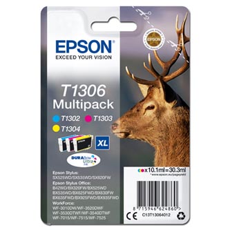 Epson T1306 originální cartridge, toner, náplň, barva Epson T1306 originální cartridge, toner, náplň, barva