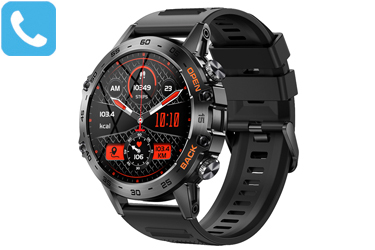 Chytré hodinky s telefonováním v češtině, PW-109, sportovní smart watch s krokoměrem, oxymetrem, měřením tepu, tlaku, černé s černým páskem