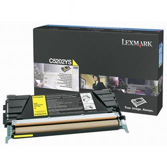 Obrazek Lexmark C5202YS originální tonerová kazeta, barva náplně žlutá, výtěžnost cartridge 1500 stran