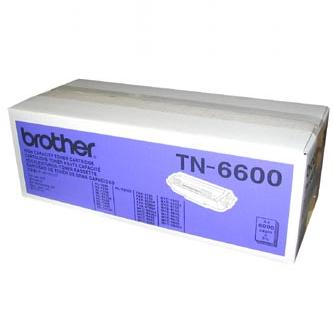 Obrazek Brother TN6600 originální tonerová kazeta, barva náplně černá, výtěžnost cartridge 6000 stran