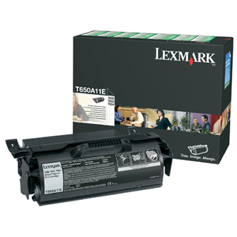 Obrazek Lexmark T650A11E originální tonerová kazeta, barva náplně černá, výtěžnost cartridge 7000 stran