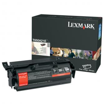 Obrazek Lexmark T650A21E originální tonerová kazeta, barva náplně černá, výtěžnost cartridge 7000 stran