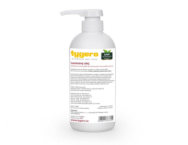 Obrázek FINE DOG Lososový olej s rozprašovačem 500ml Obrazek 12374923