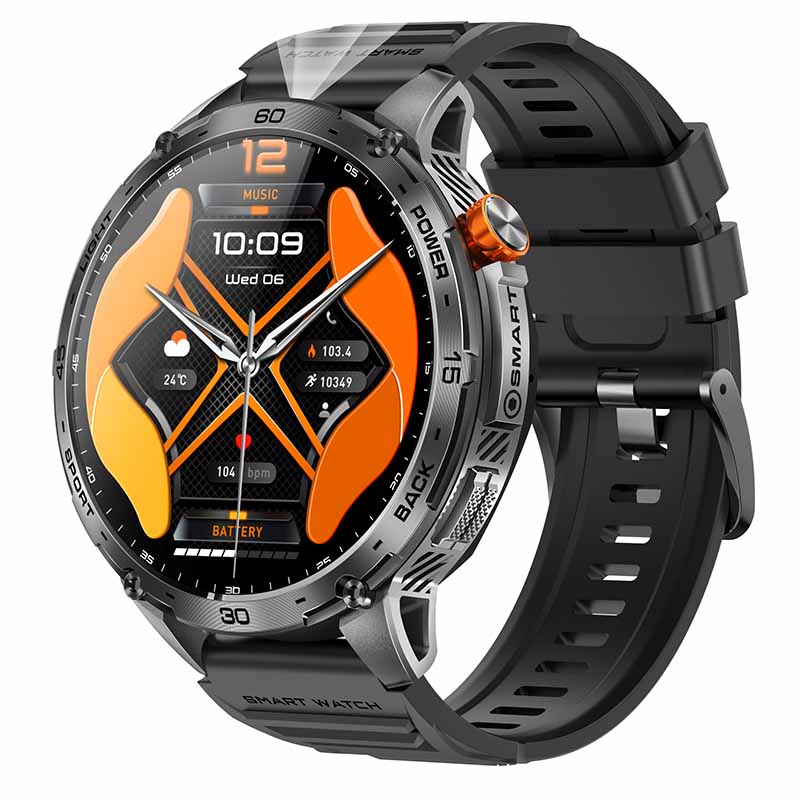 Obrazek Chytré hodinky Printwell PW-169 - černé outdoor provedení s velkým displejem